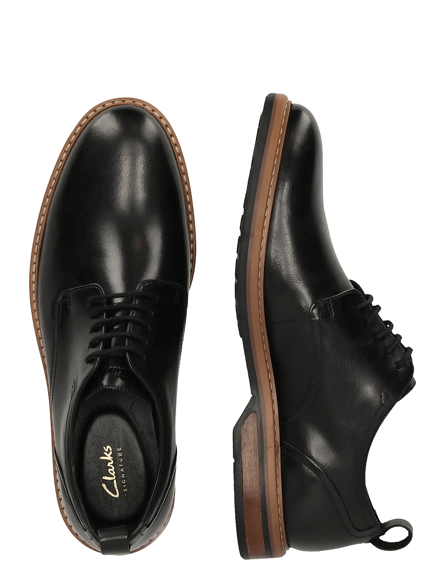 Clarks - Aldwin Lace G - black leather - 3