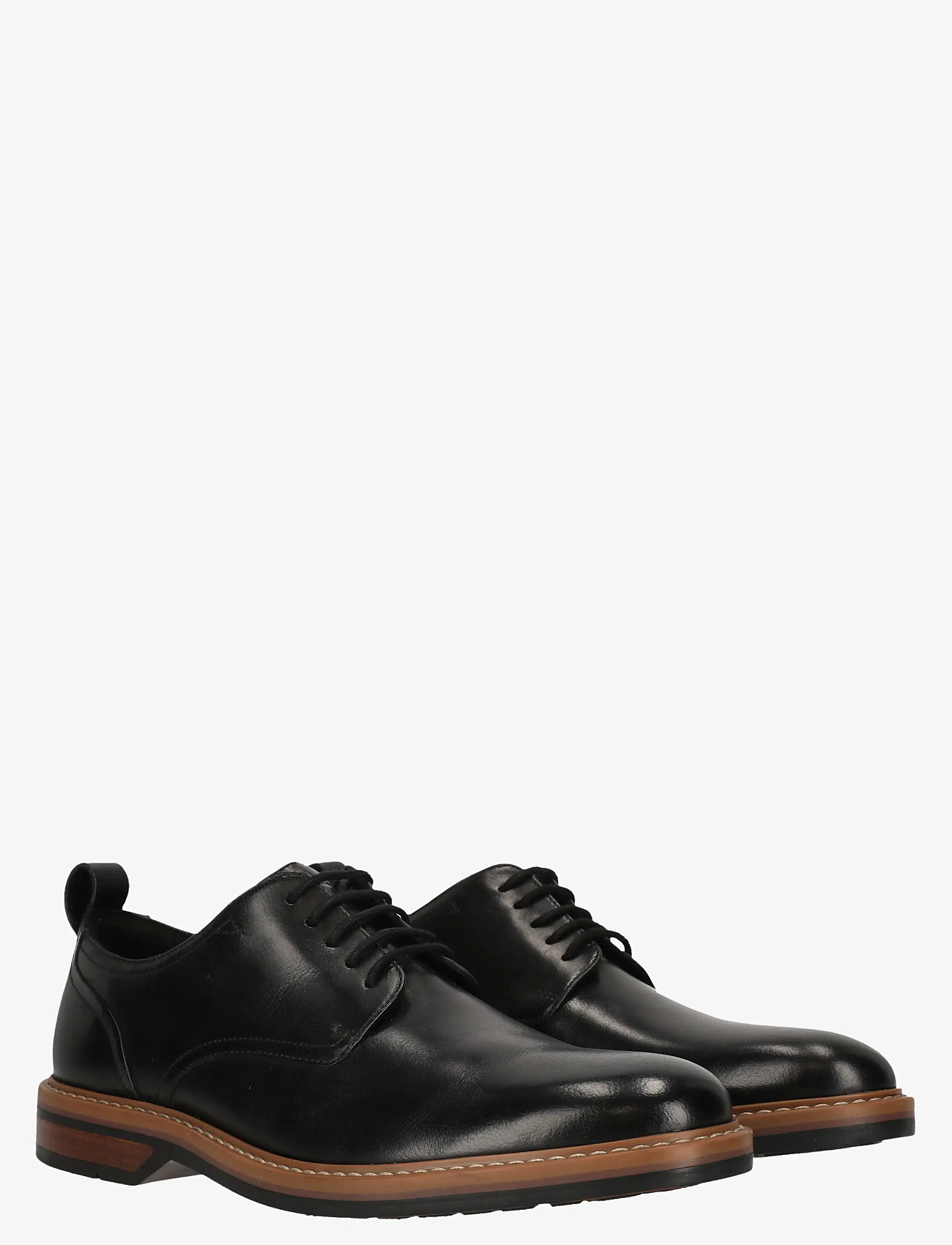 Clarks - Aldwin Lace G - derby sko - black leather - 4