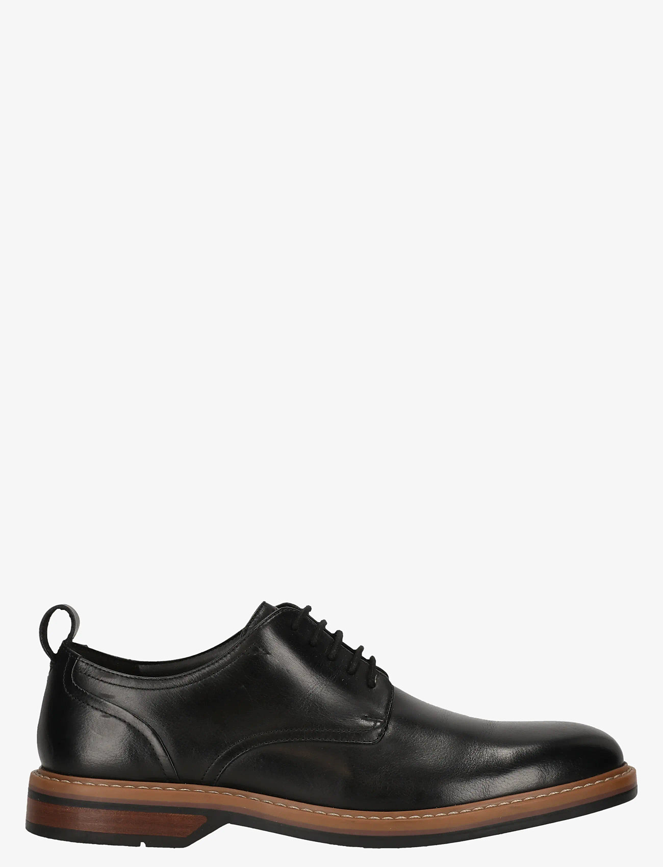Clarks - Aldwin Lace G - derby sko - black leather - 5