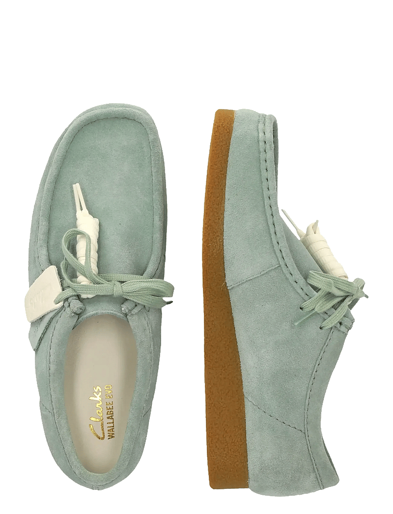 Clarks - WallabeeEVO G - prekės kiekvienai progai - aqua - 5