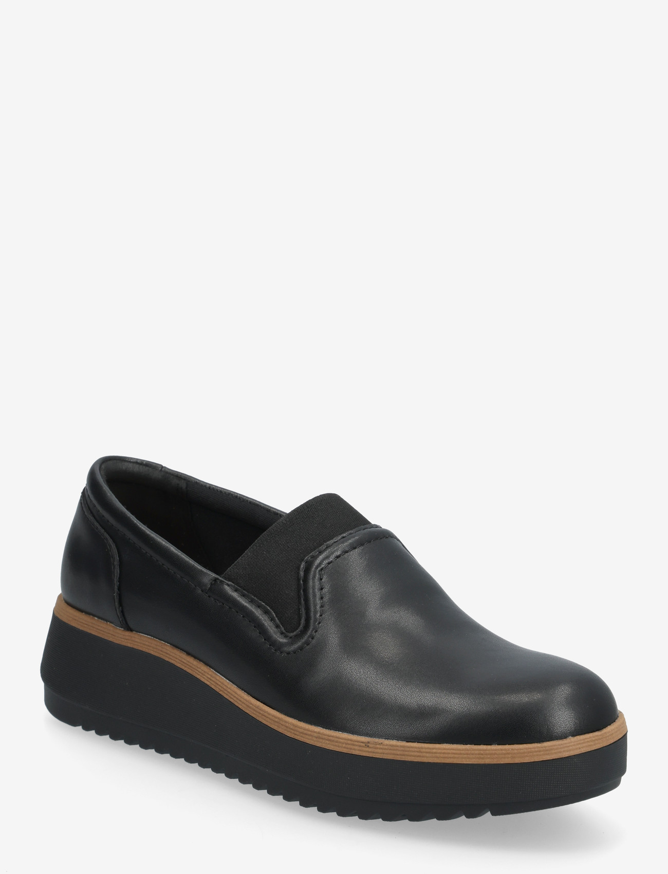 Clarks - Zylah Sky D - loafers - black leather - 0