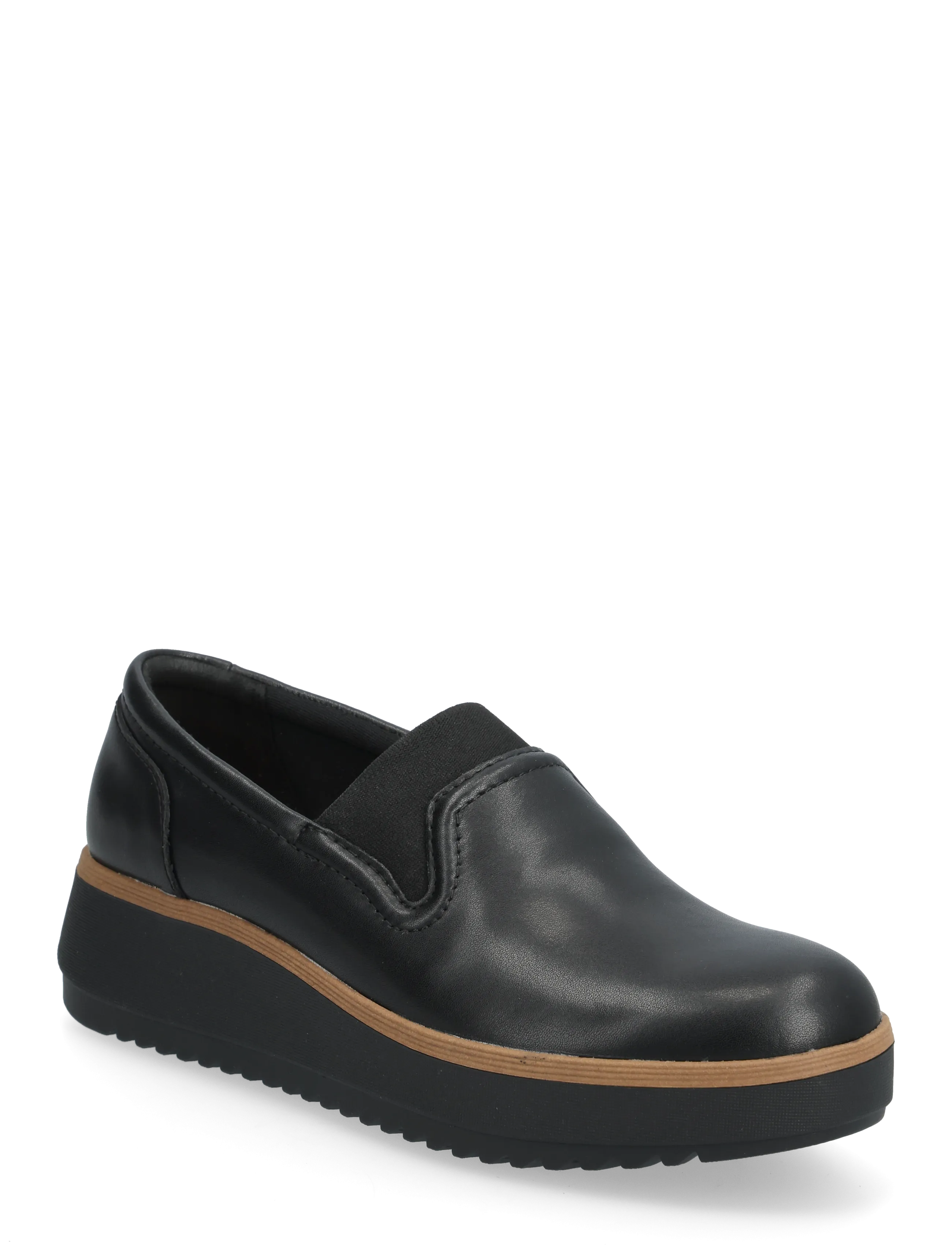 Clarks Zylah Sky D - Loafers - BLACK LEATHER / black