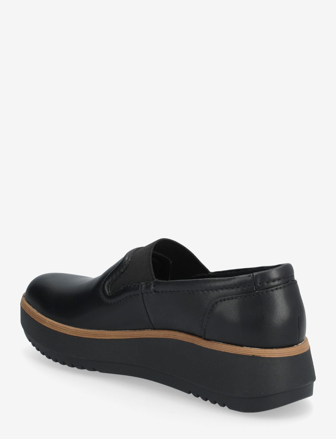 Clarks - Zylah Sky D - loafers - black leather - 2