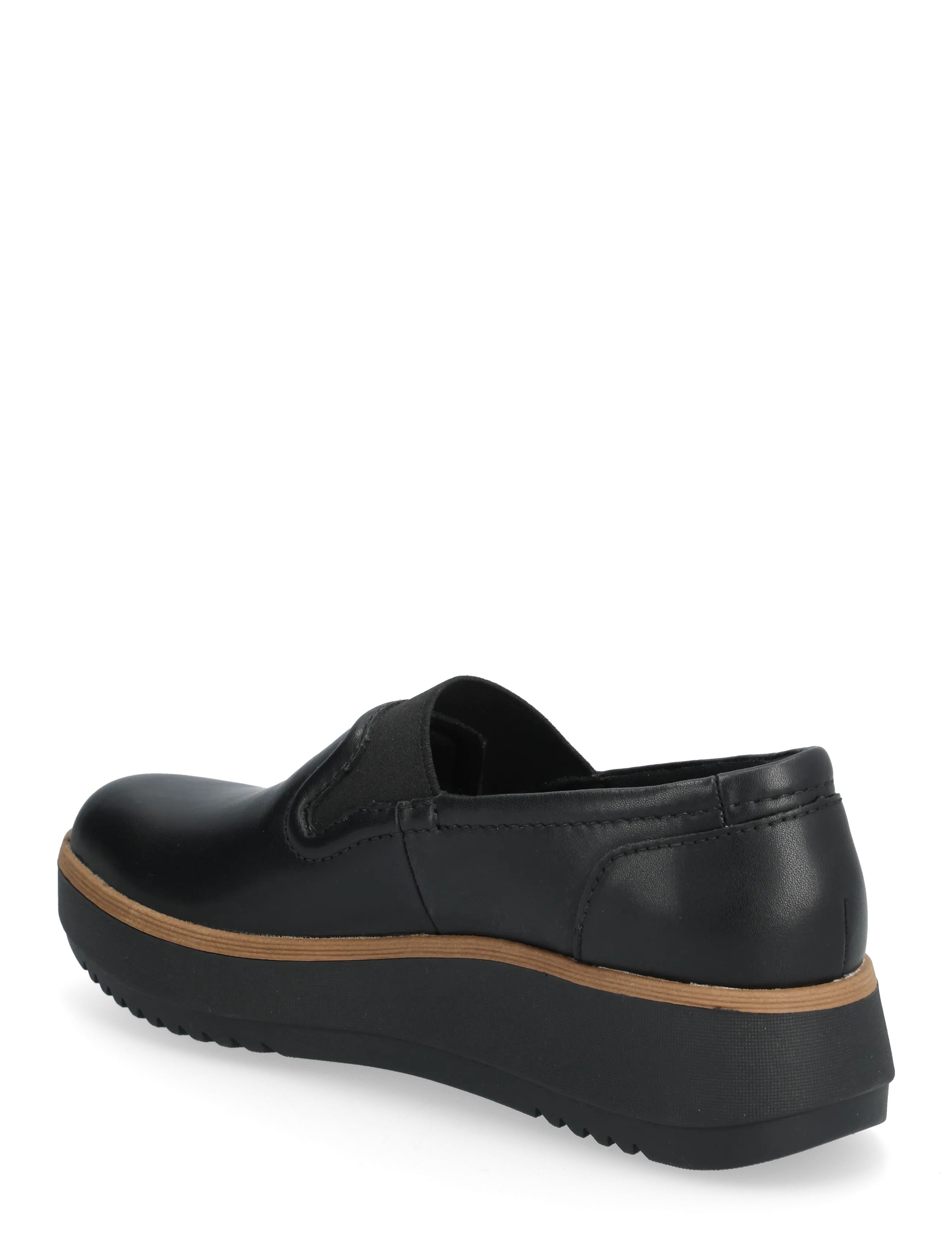 Clarks - Zylah Sky D - loafers - black leather - 2
