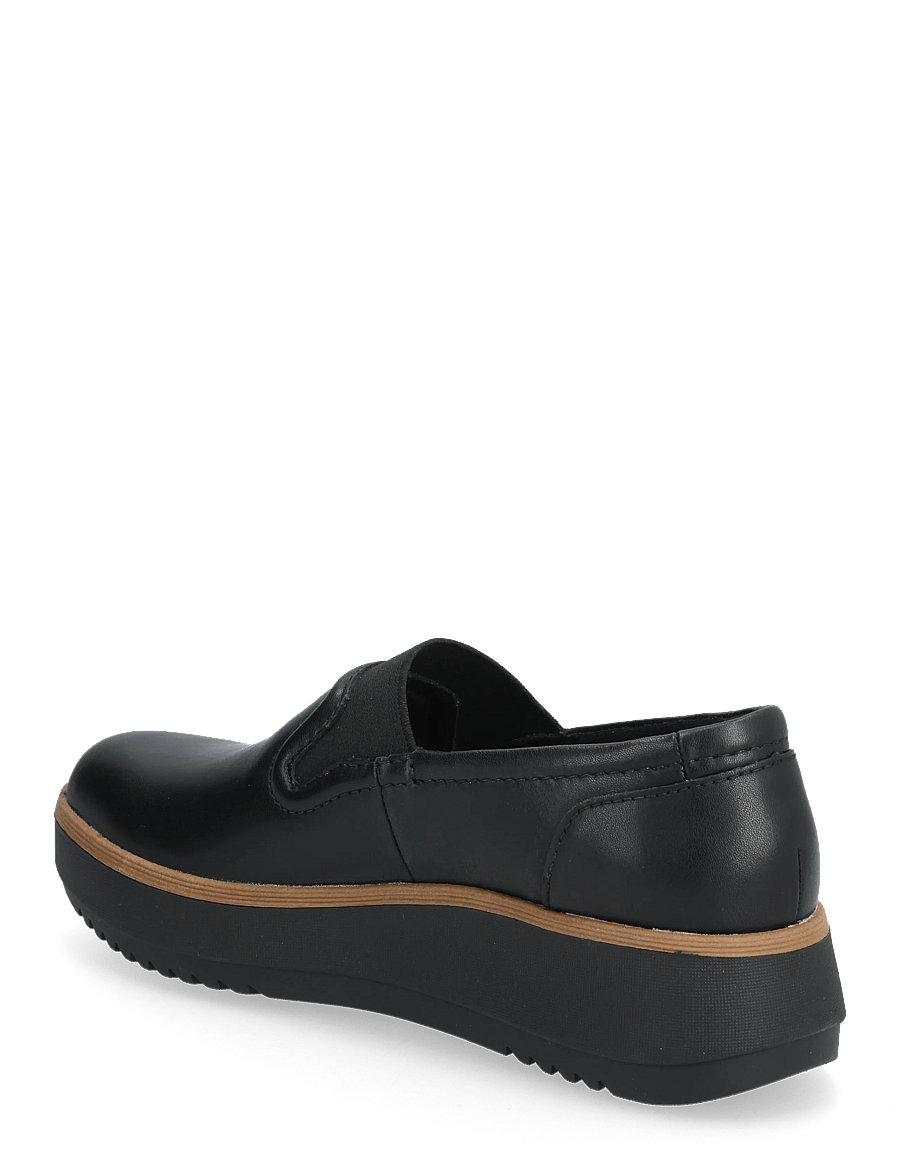 Clarks - Zylah Sky D - mode trends - black leather - 2