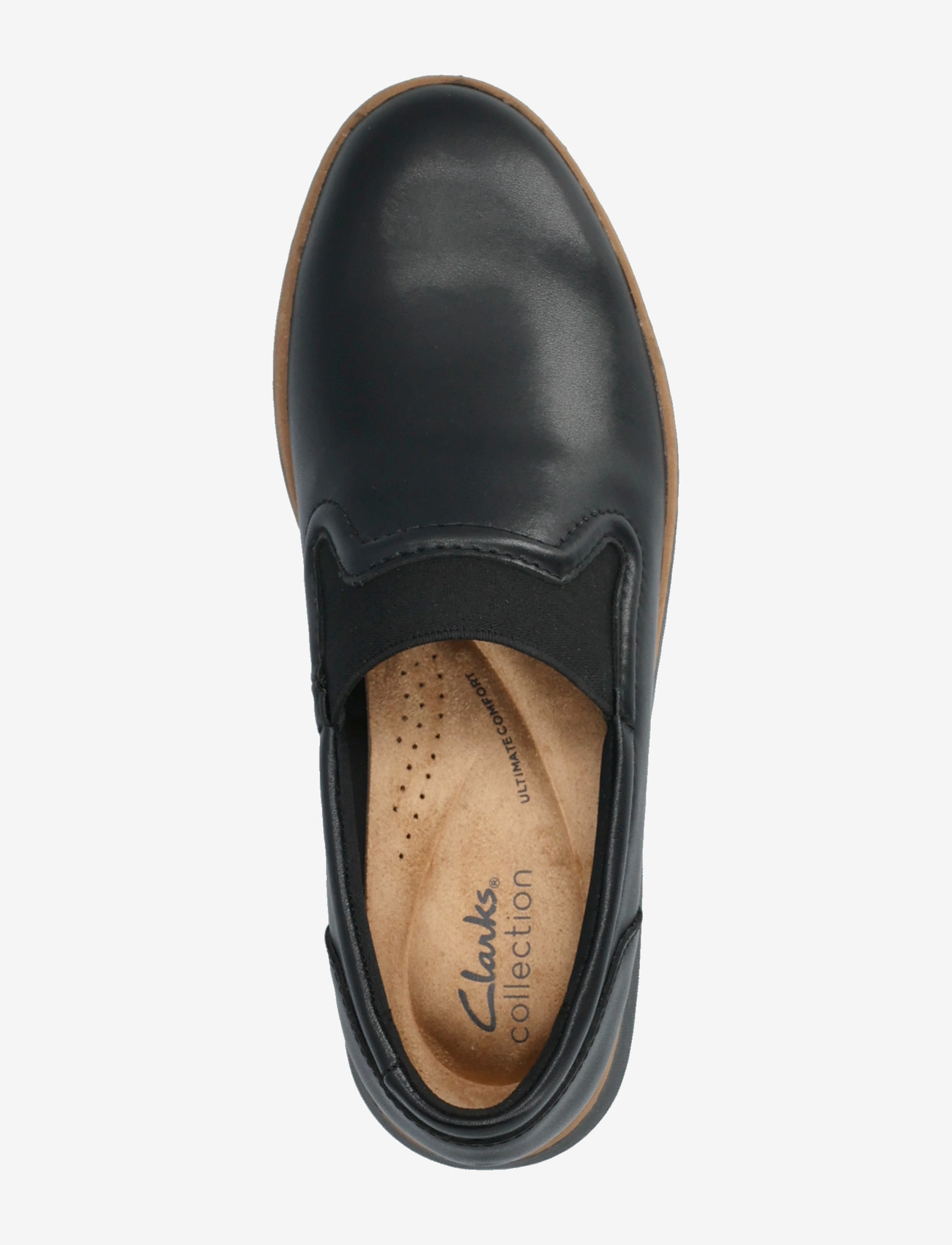 Clarks - Zylah Sky D - loafers - black leather - 3