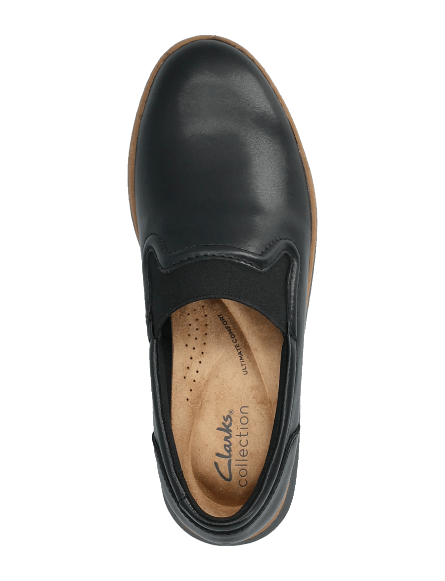 Clarks - Zylah Sky D - mode trends - black leather - 3