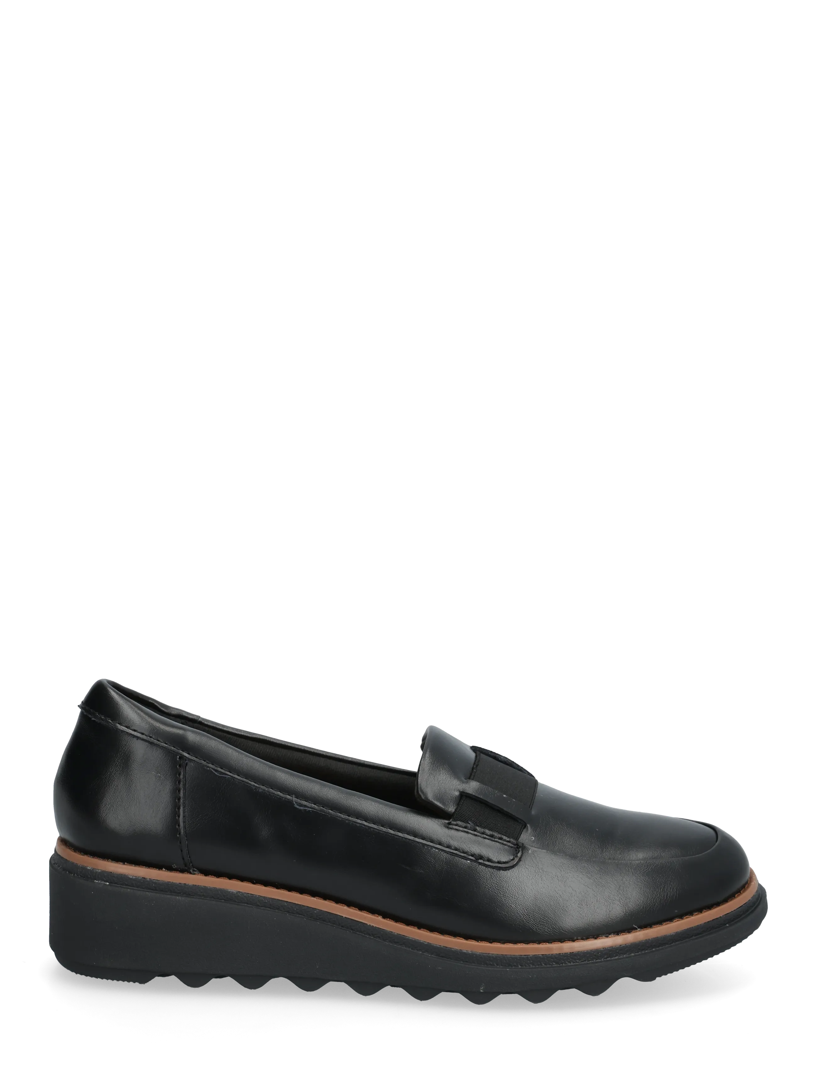 Clarks - Sharon Pace D - kontsaga loafer-stiilis kingad - black leather - 1