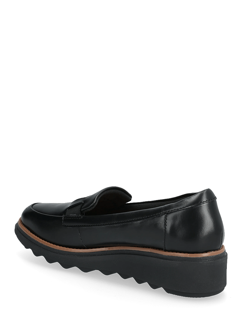 Clarks - Sharon Pace D - mode trends - black leather - 2