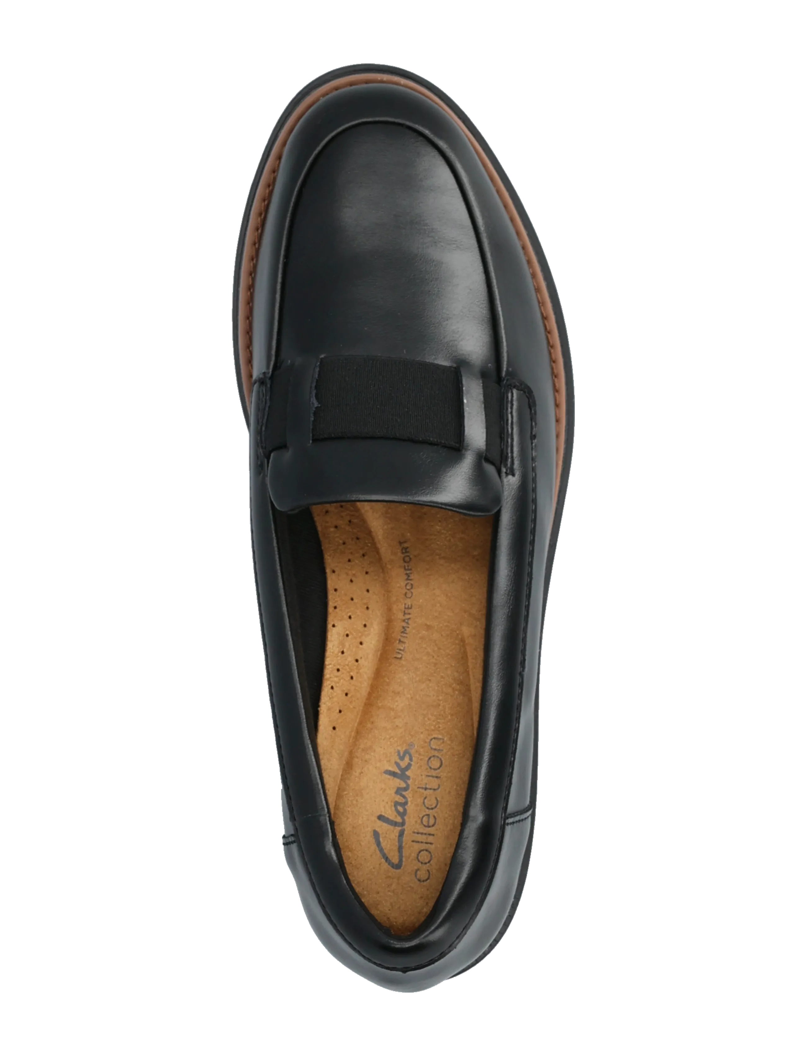 Clarks - Sharon Pace D - kontsaga loafer-stiilis kingad - black leather - 3