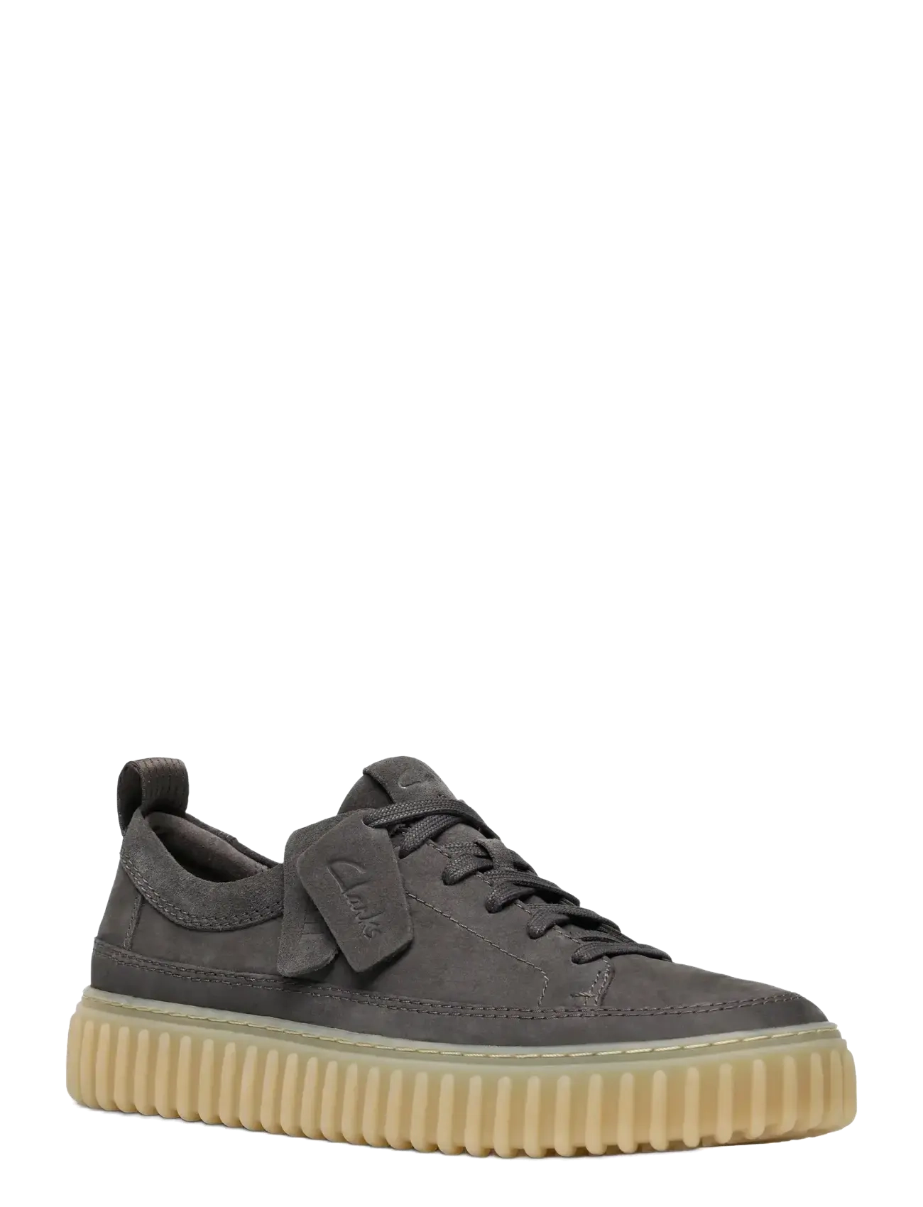 Clarks Torhill Lace G - Jalanõud - DARK GREY NUBUCK / grey