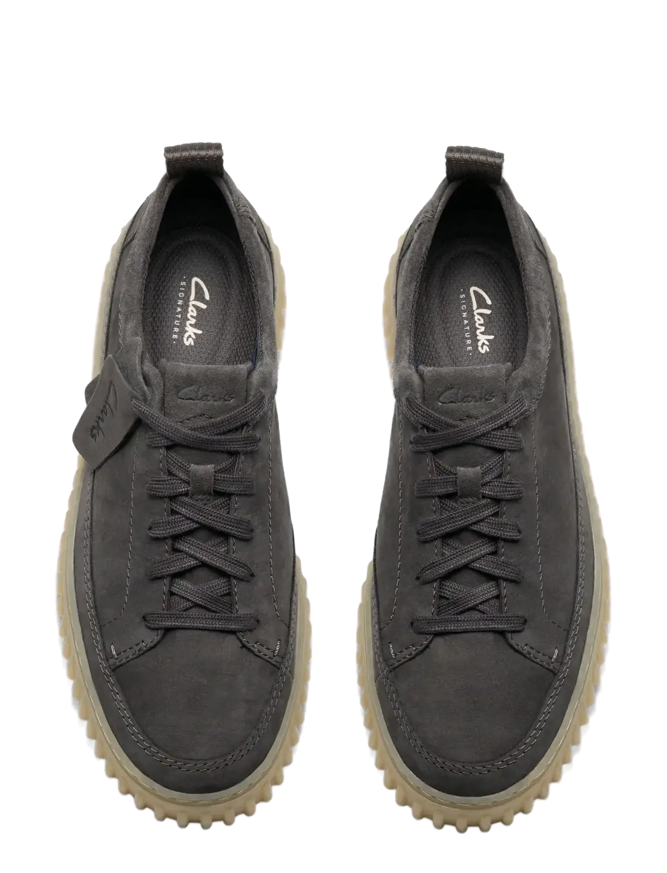 Clarks - Torhill Lace G - låga sneakers - dark grey nubuck - 3