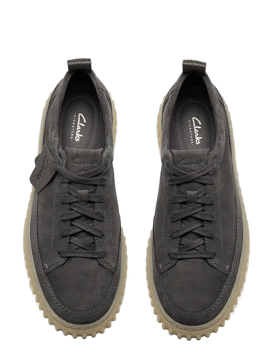 Clarks - Torhill Lace G - låga sneakers - dark grey nubuck - 3