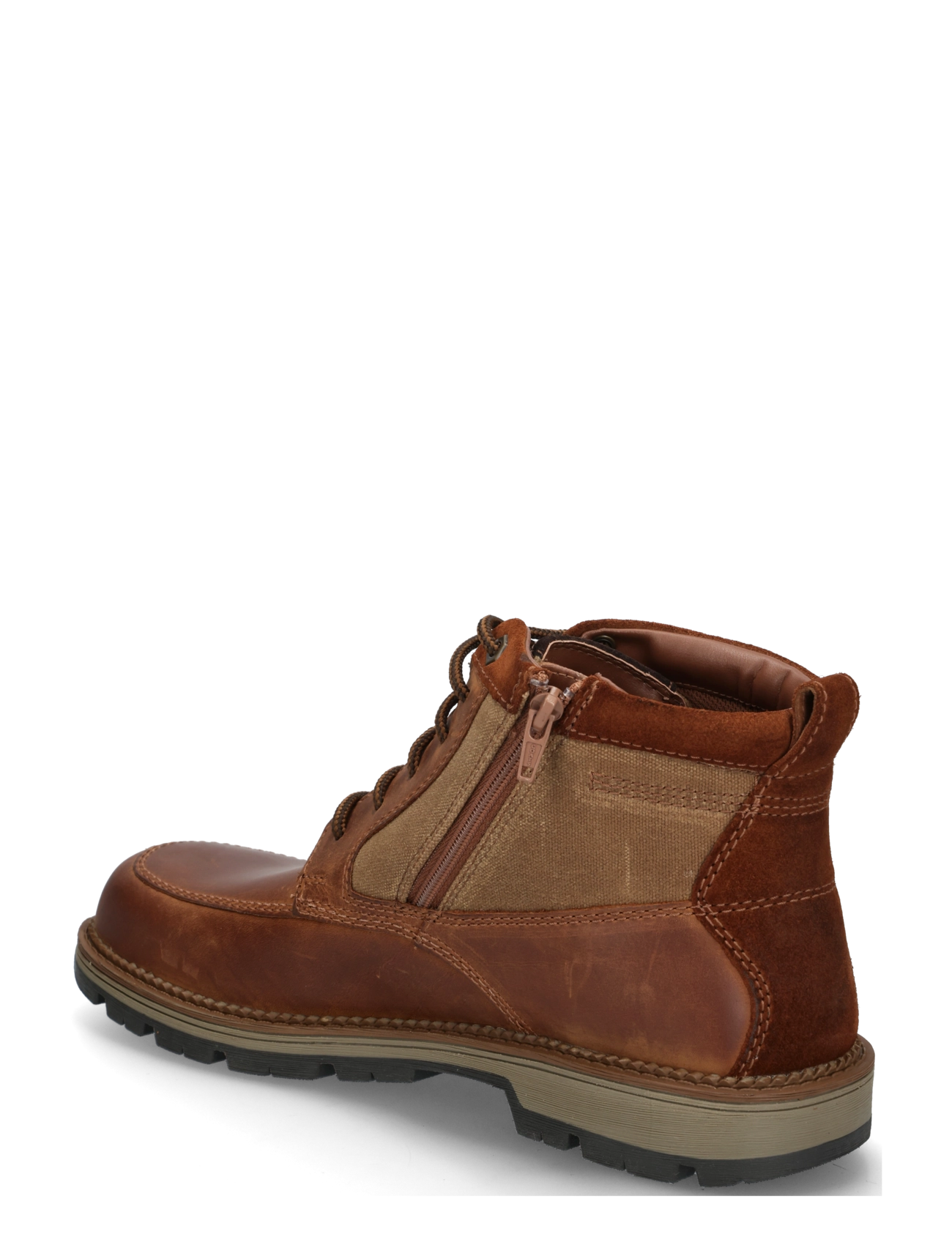 Clarks - Maplewalk Rise G - dark tan lea - 1