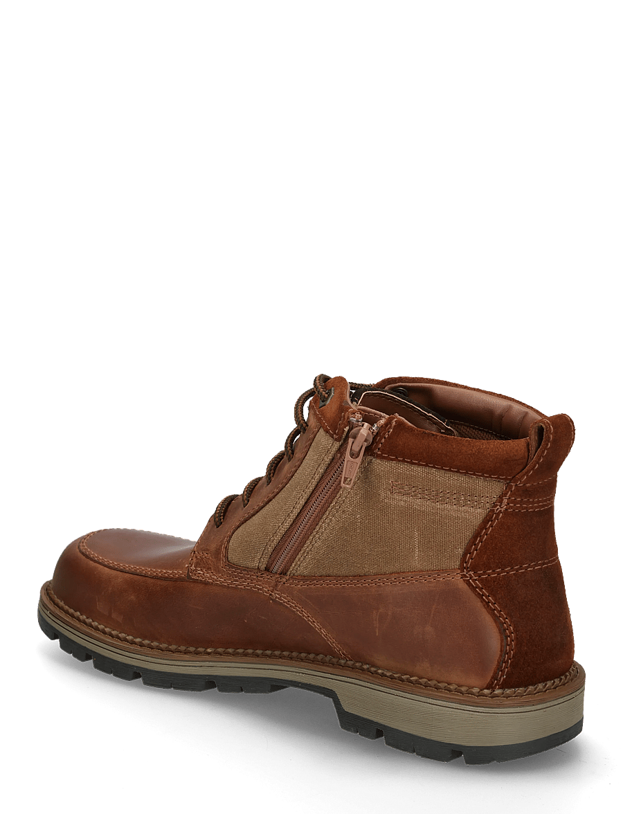 Clarks - Maplewalk Rise G - kängor med snörning - dark tan lea - 1