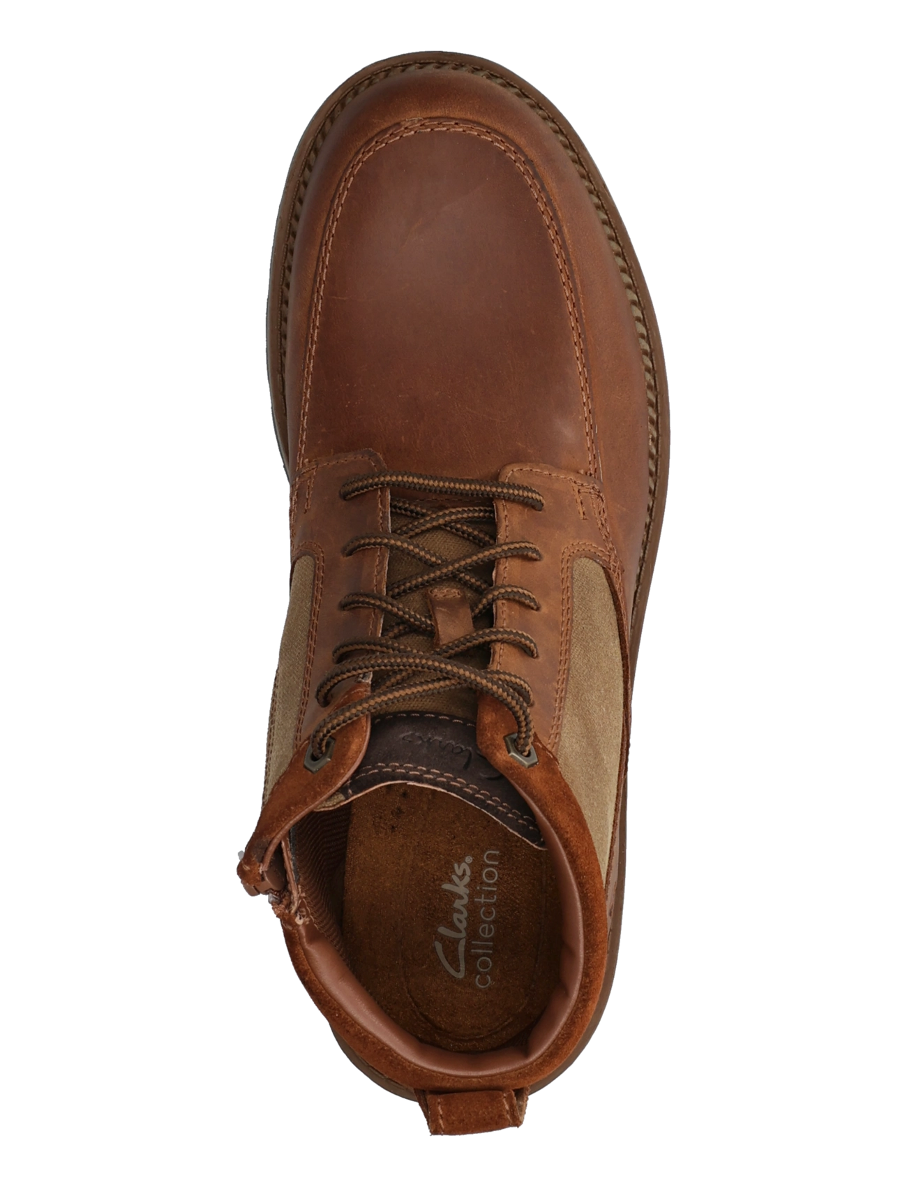 Clarks - Maplewalk Rise G - dark tan lea - 3