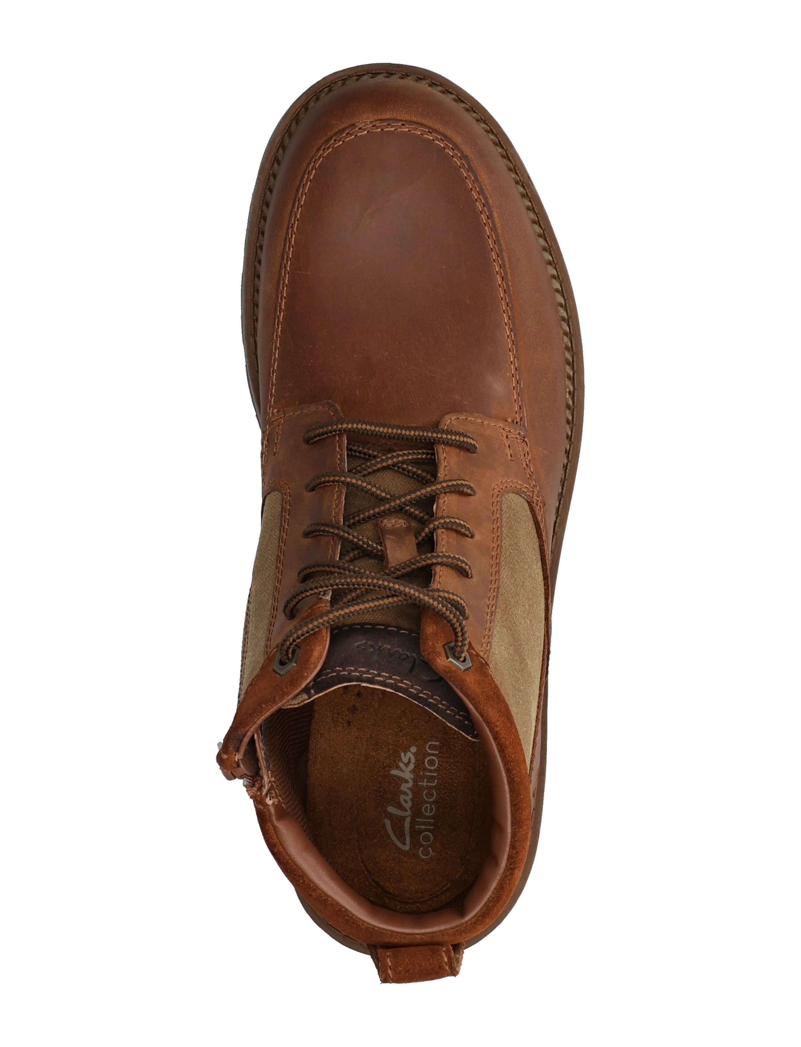 Clarks - Maplewalk Rise G - kängor med snörning - dark tan lea - 3