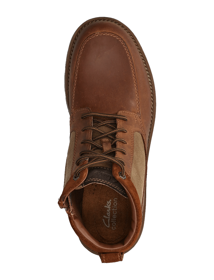 Clarks - Maplewalk Rise G - kängor med snörning - dark tan lea - 3