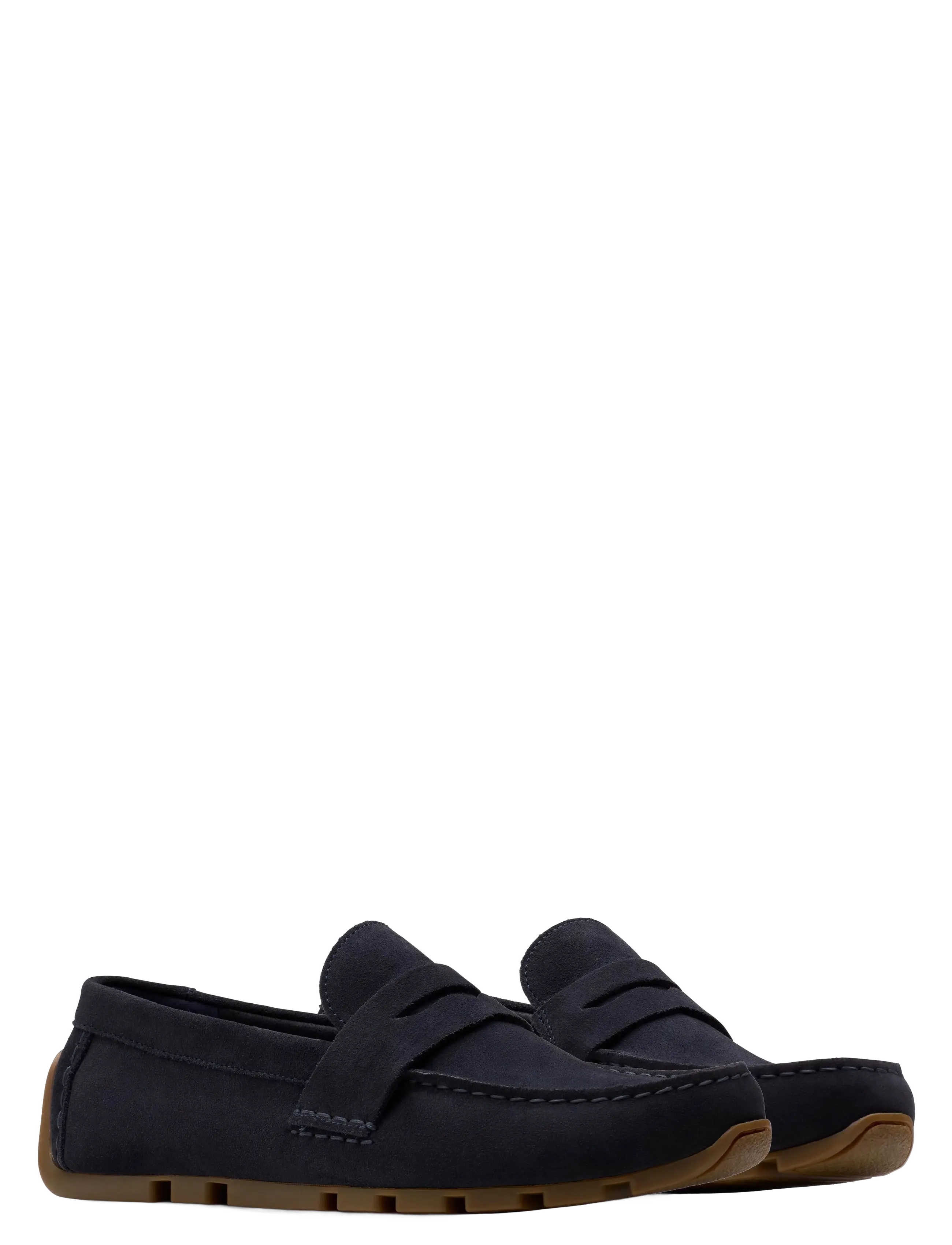 Clarks - Corsley Bar G - kupuj według okazji - navy suede - 5