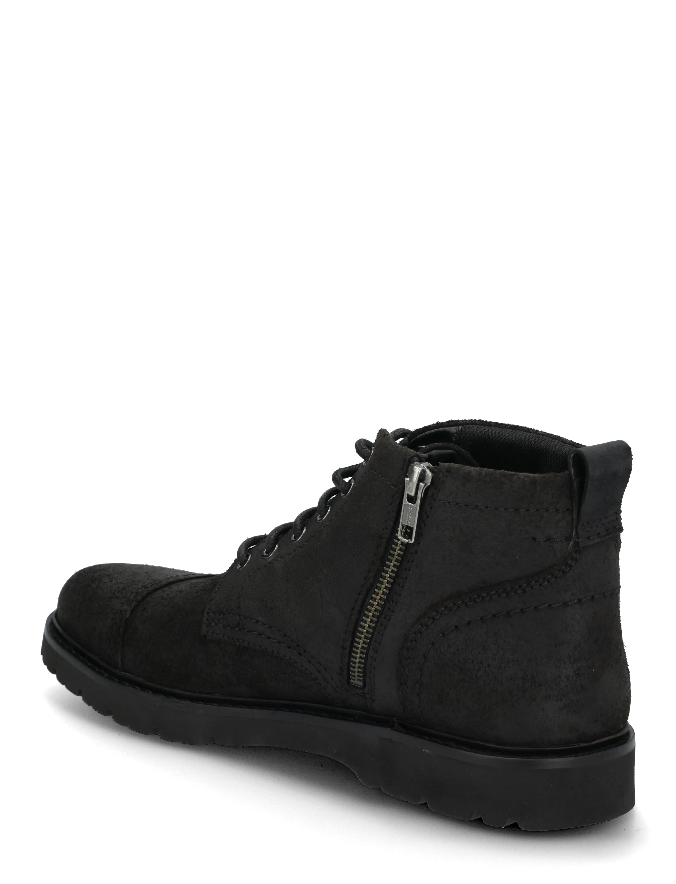 Clarks - Weltridge Zip G - desert boots - black leather - 1
