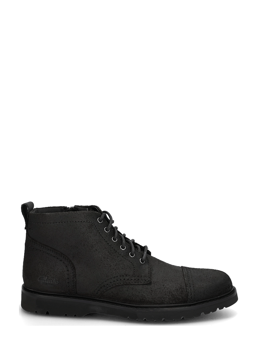 Clarks - Weltridge Zip G - kõrbesaapad - black leather - 2