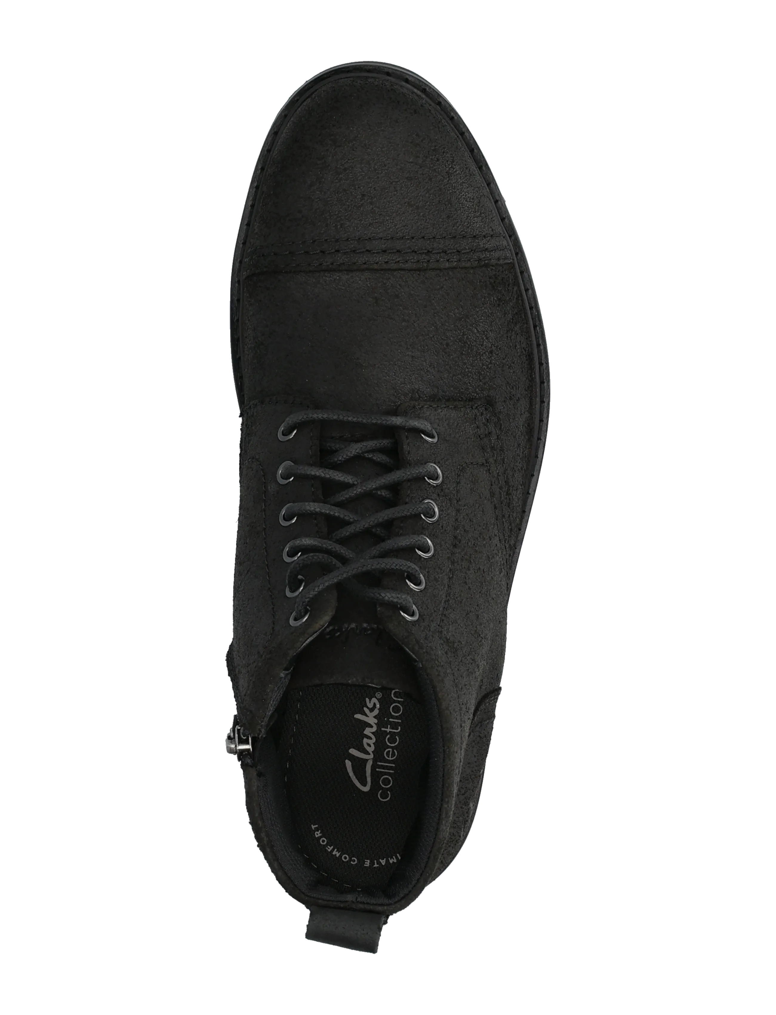 Clarks - Weltridge Zip G - desert boots - black leather - 3