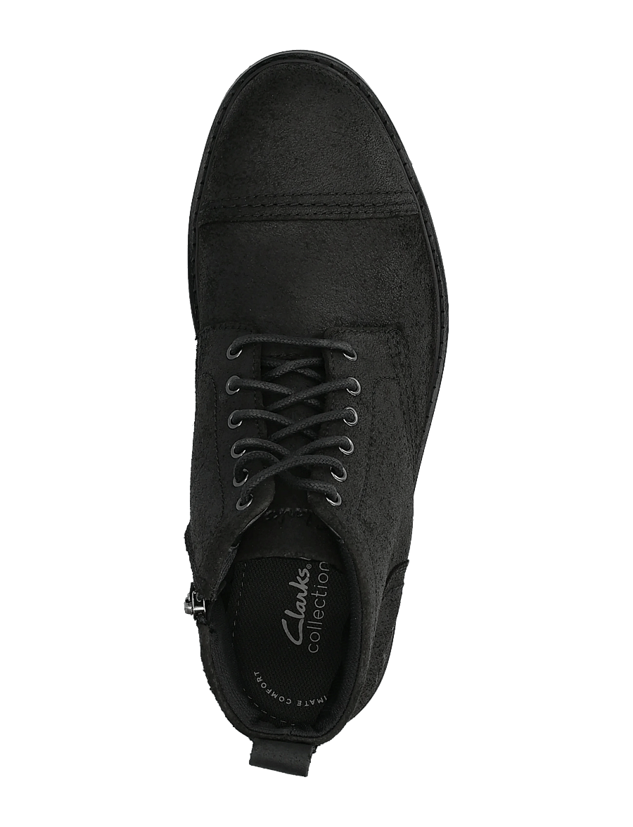 Clarks - Weltridge Zip G - desert boots - black leather - 3