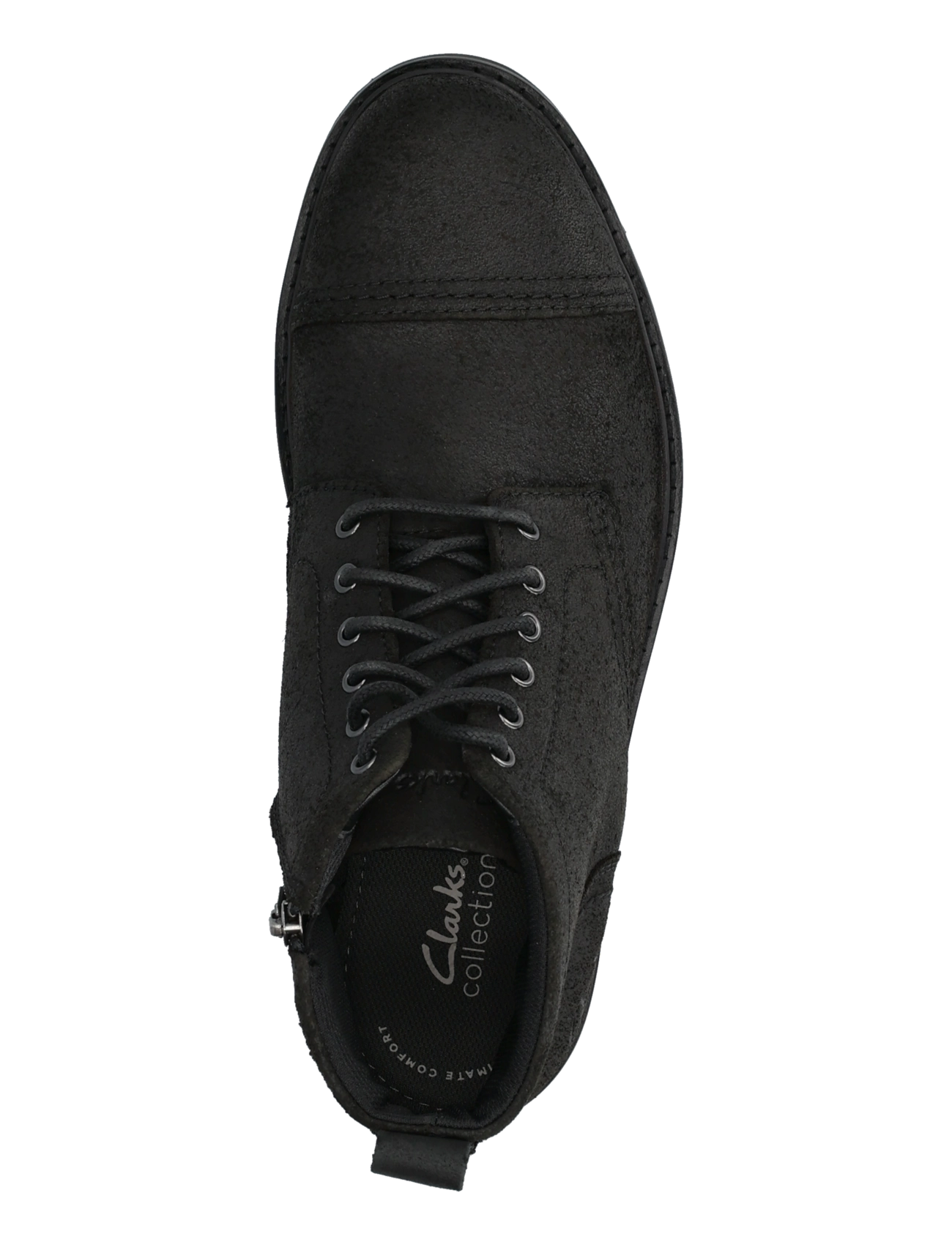 Clarks - Weltridge Zip G - kõrbesaapad - black leather - 3