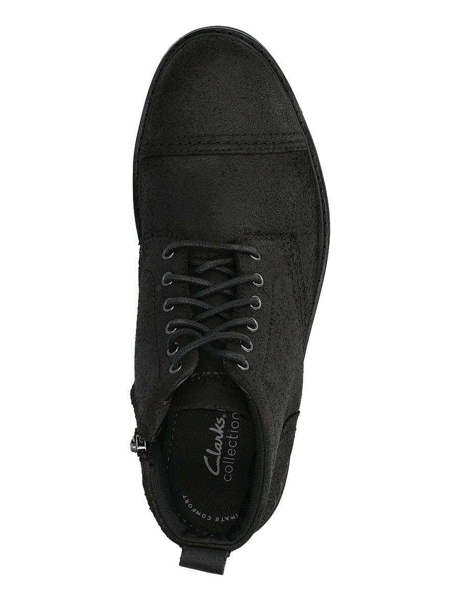 Clarks - Weltridge Zip G - kõrbesaapad - black leather - 3
