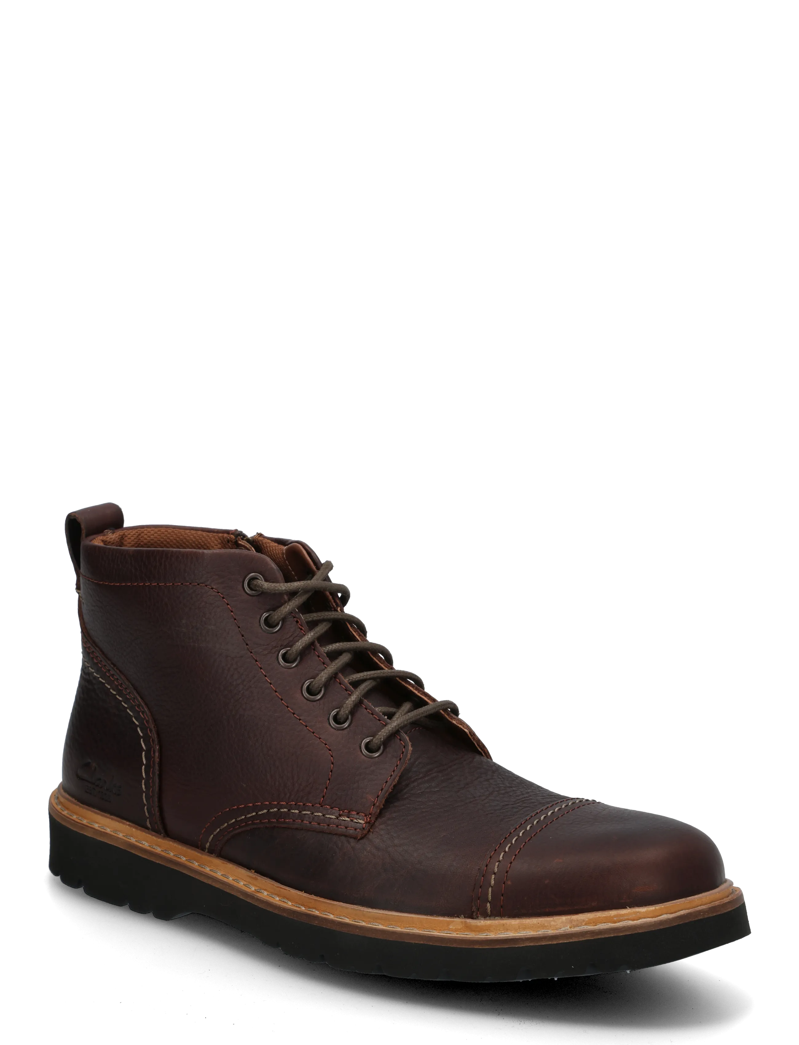 Clarks Weltridge Zip G - Desert boots - DARK BROWN LEA / brown