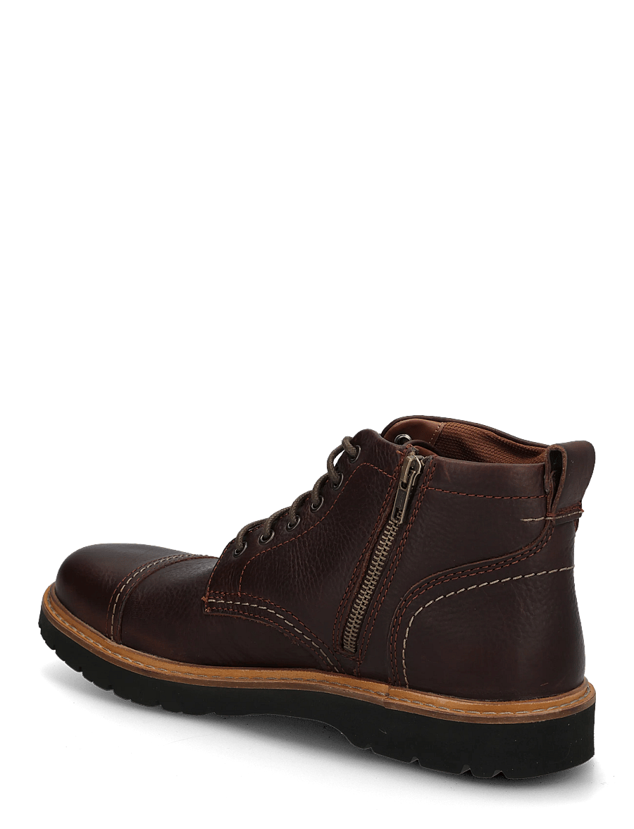 Clarks - Weltridge Zip G - Ökenkängor - dark brown lea - 1