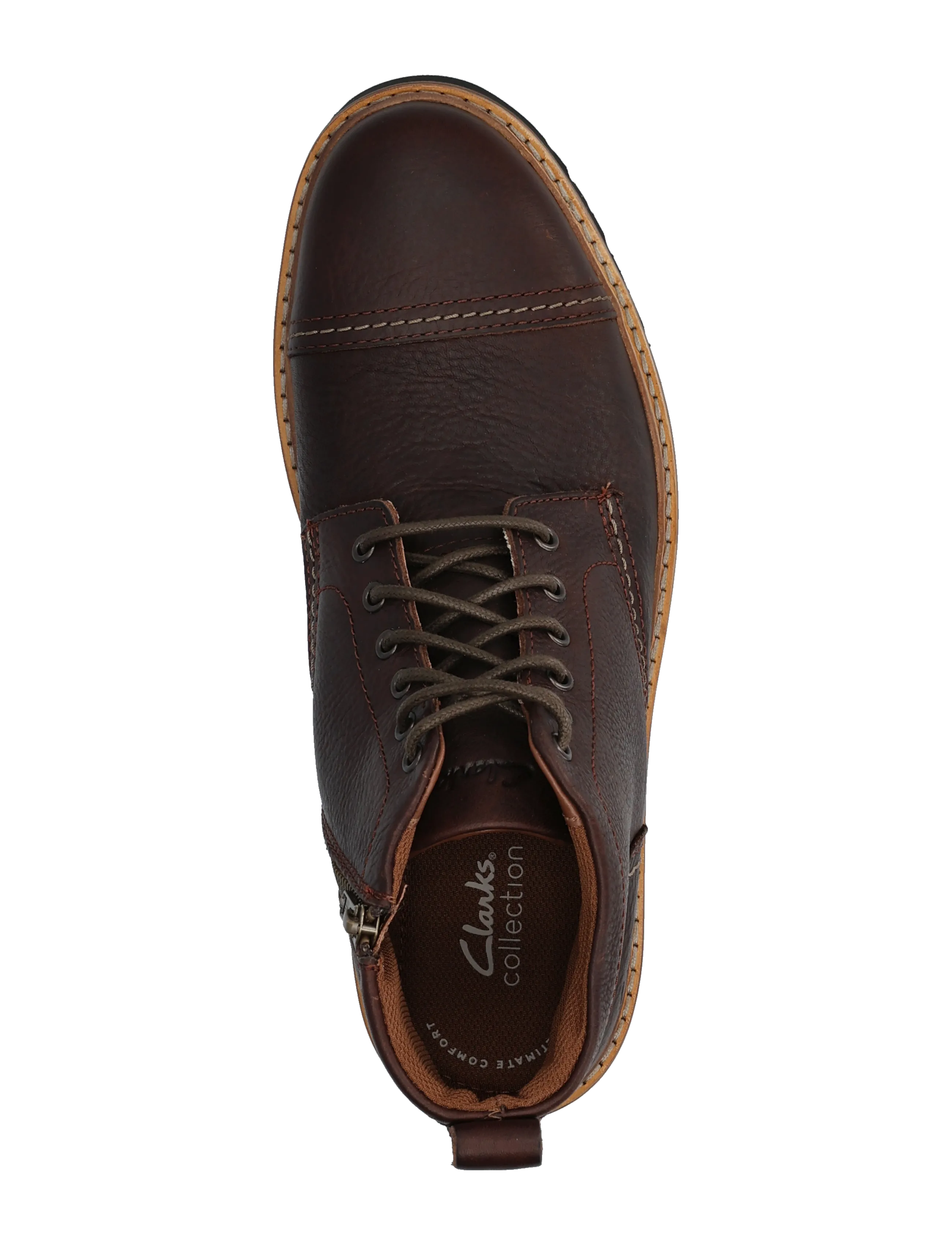 Clarks - Weltridge Zip G - Ökenkängor - dark brown lea - 3