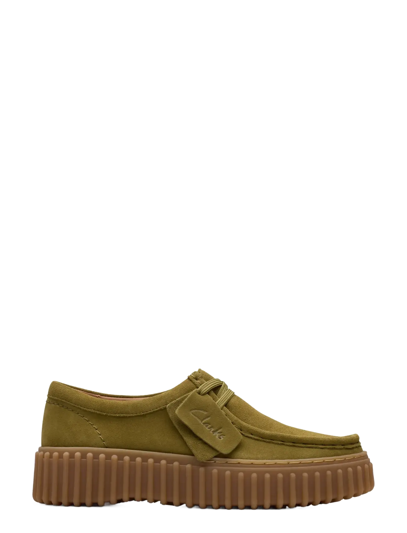Clarks - Torhill Bee D - olive suede - 1