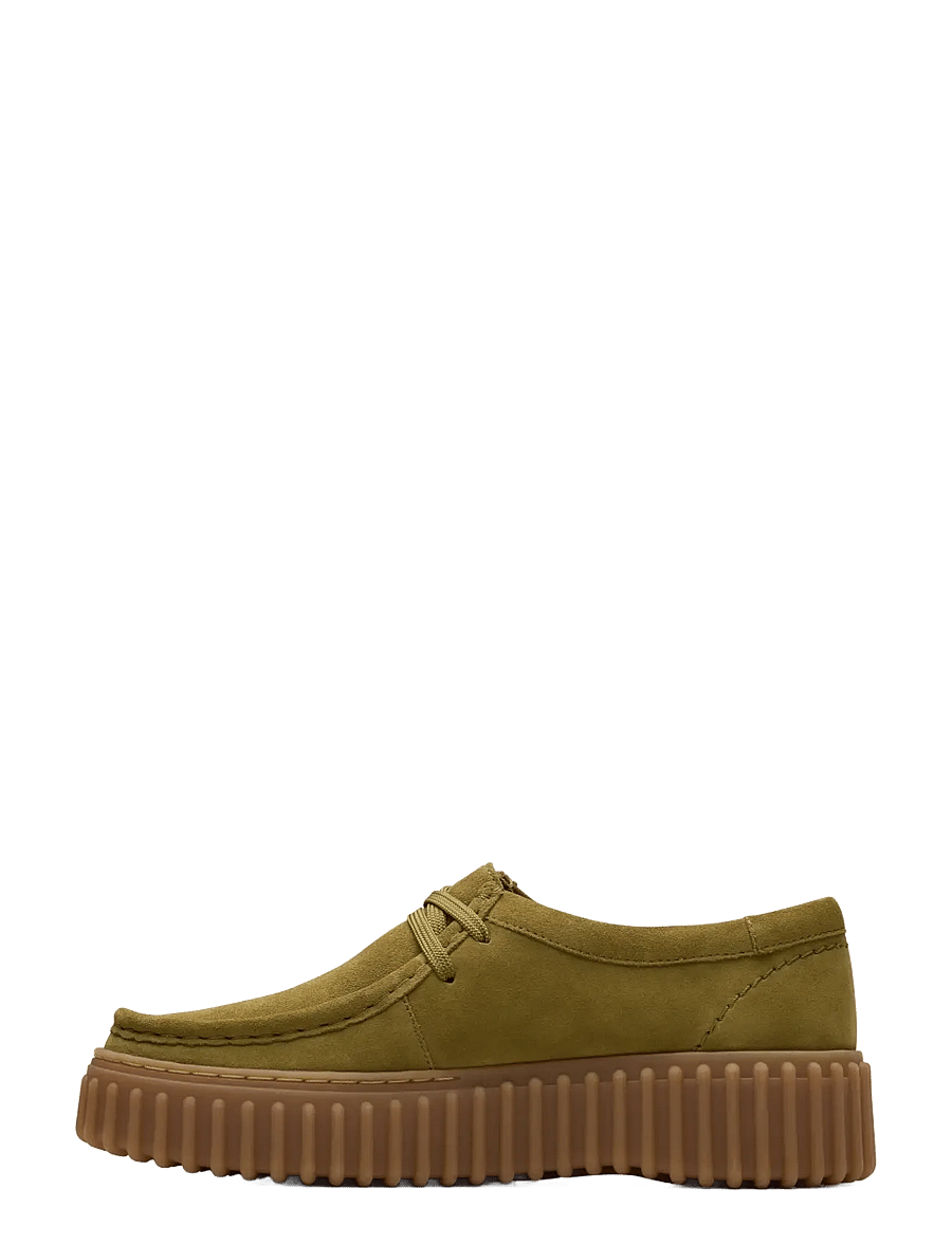 Clarks - Torhill Bee D - olive suede - 2