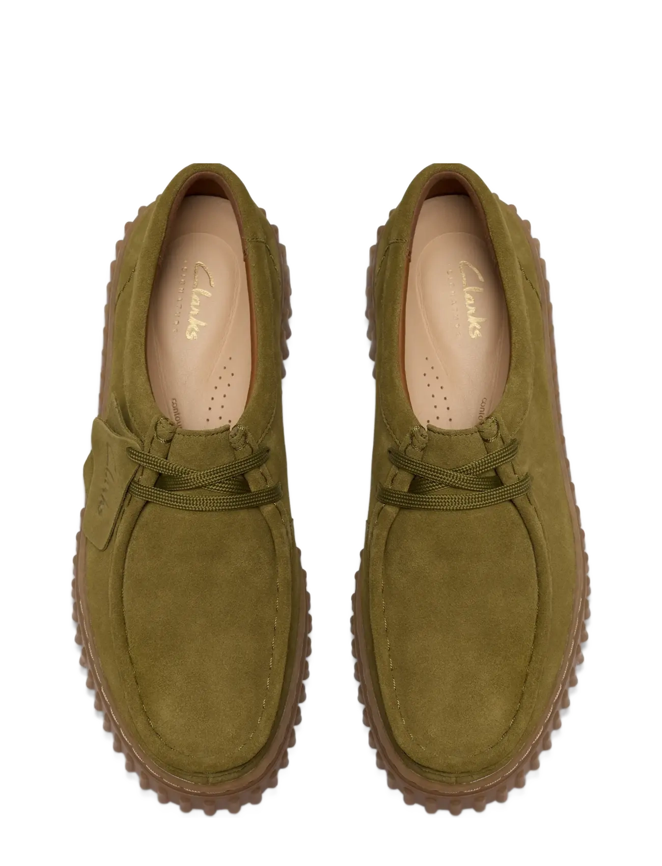 Clarks - Torhill Bee D - olive suede - 4