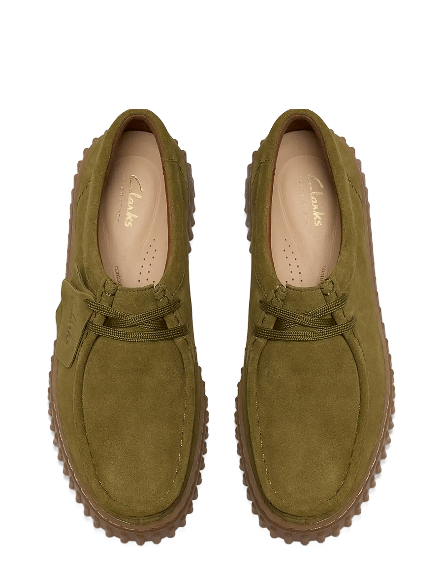 Clarks - Torhill Bee D - olive suede - 4