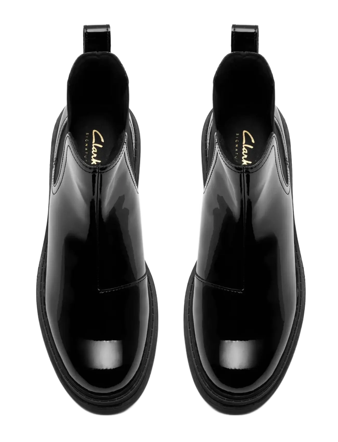 Clarks - Orinoco3 Lane D - chelsea boots - black pat - 5