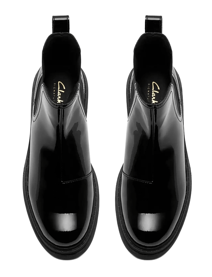 Clarks - Orinoco3 Lane D - chelsea boots - black pat - 5
