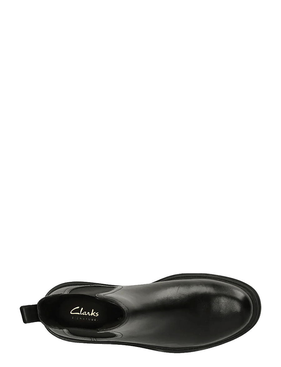 Clarks - Orinoco3 Lane D - flate ankelboots - black leather - 4