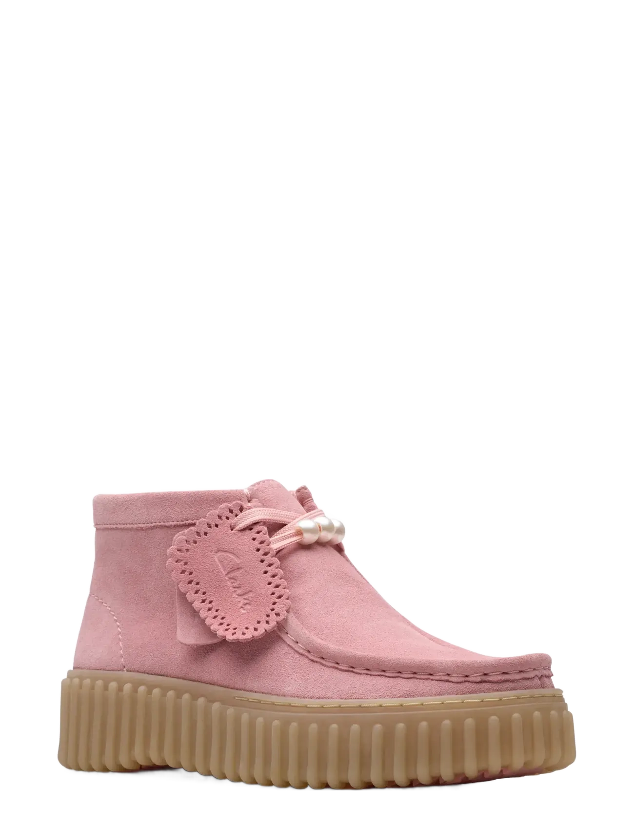 Clarks - Torhill Moss D - dusty rose sde - 0