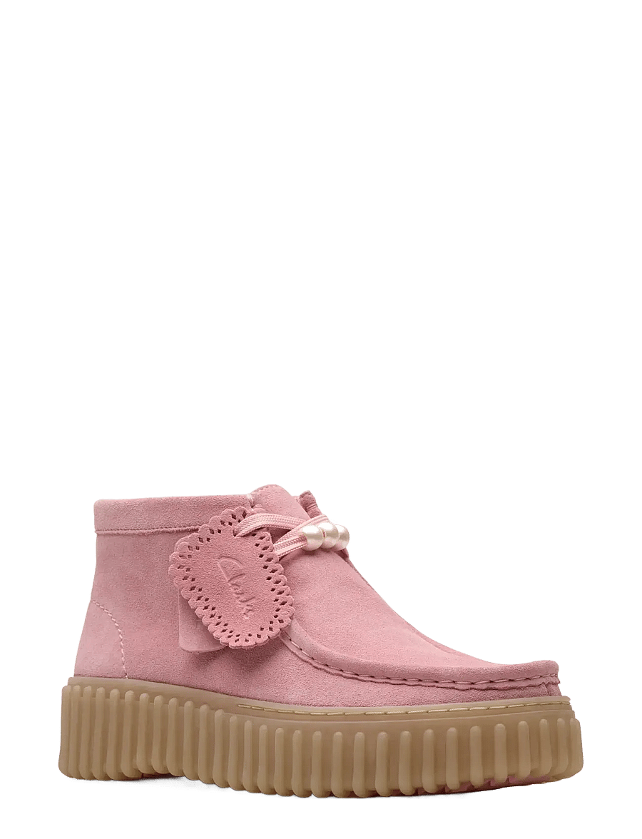 Clarks - Torhill Moss D - dusty rose sde - 0