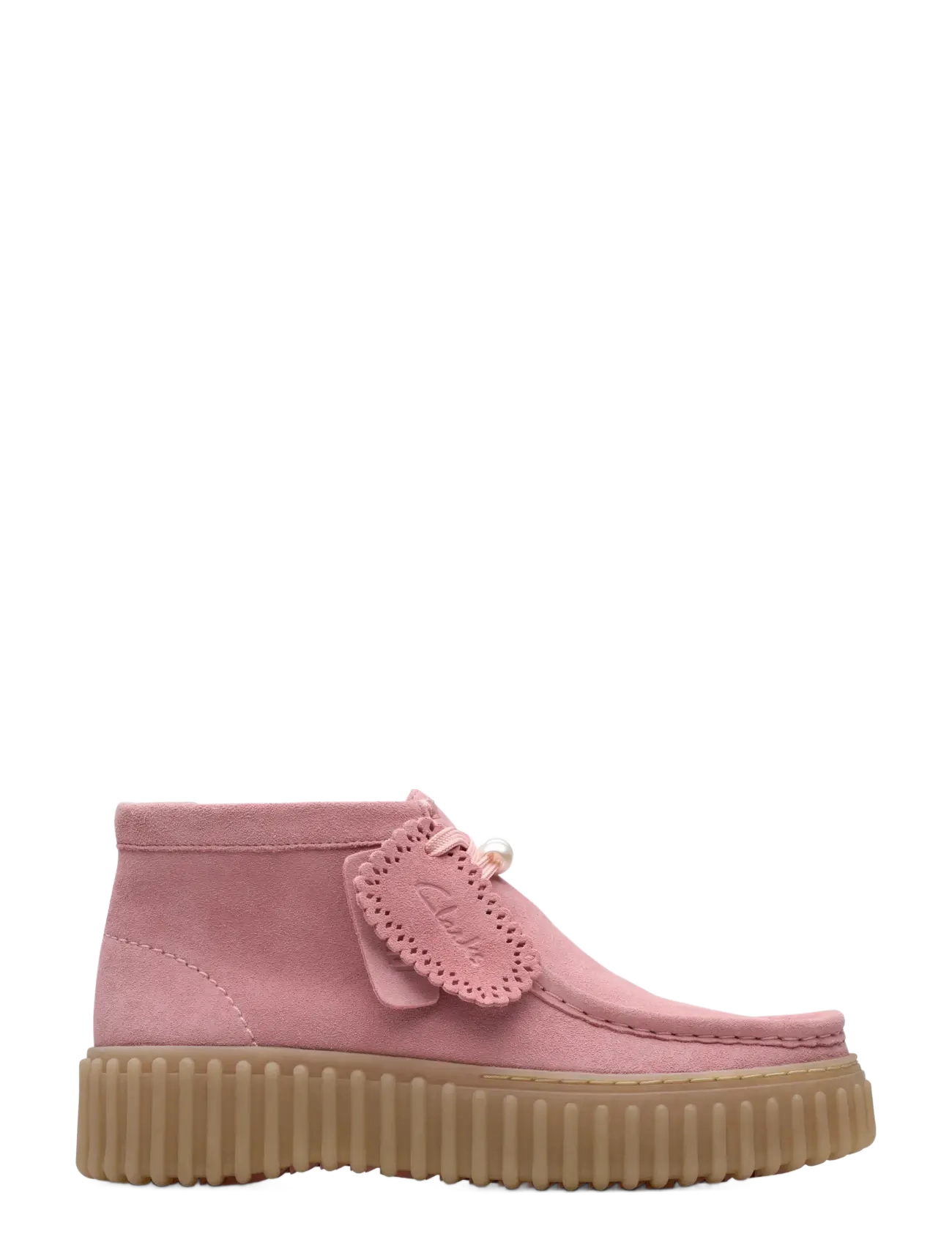 Clarks - Torhill Moss D - dusty rose sde - 1