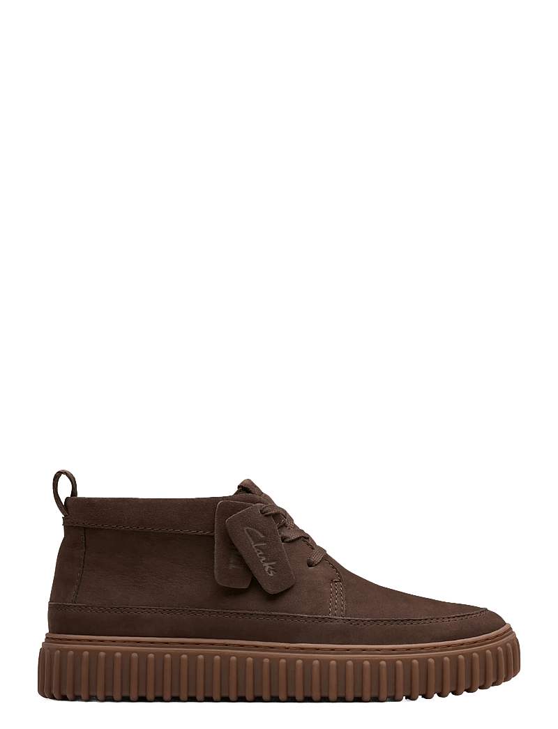 Clarks - Torhill LaceHi G - dark brown nub - 0