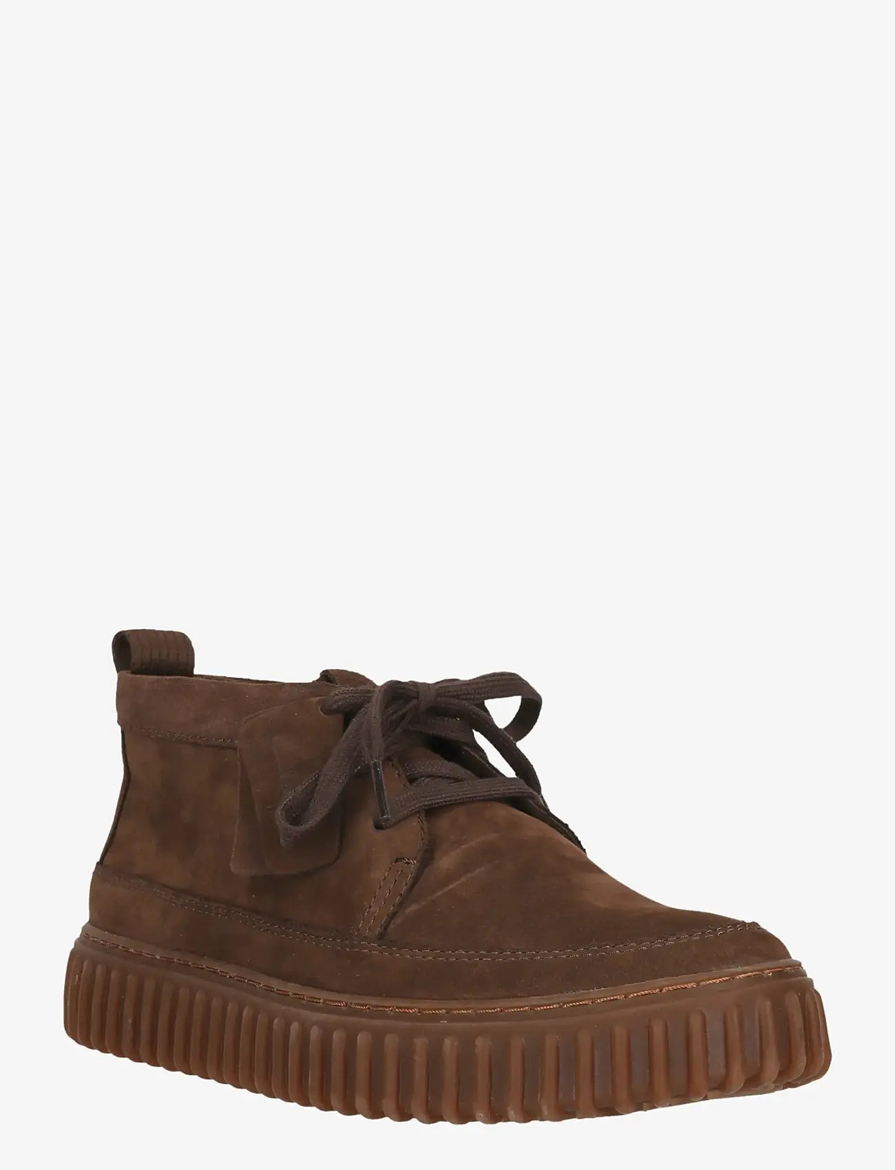 Clarks - Torhill LaceHi G - dark brown nub - 1