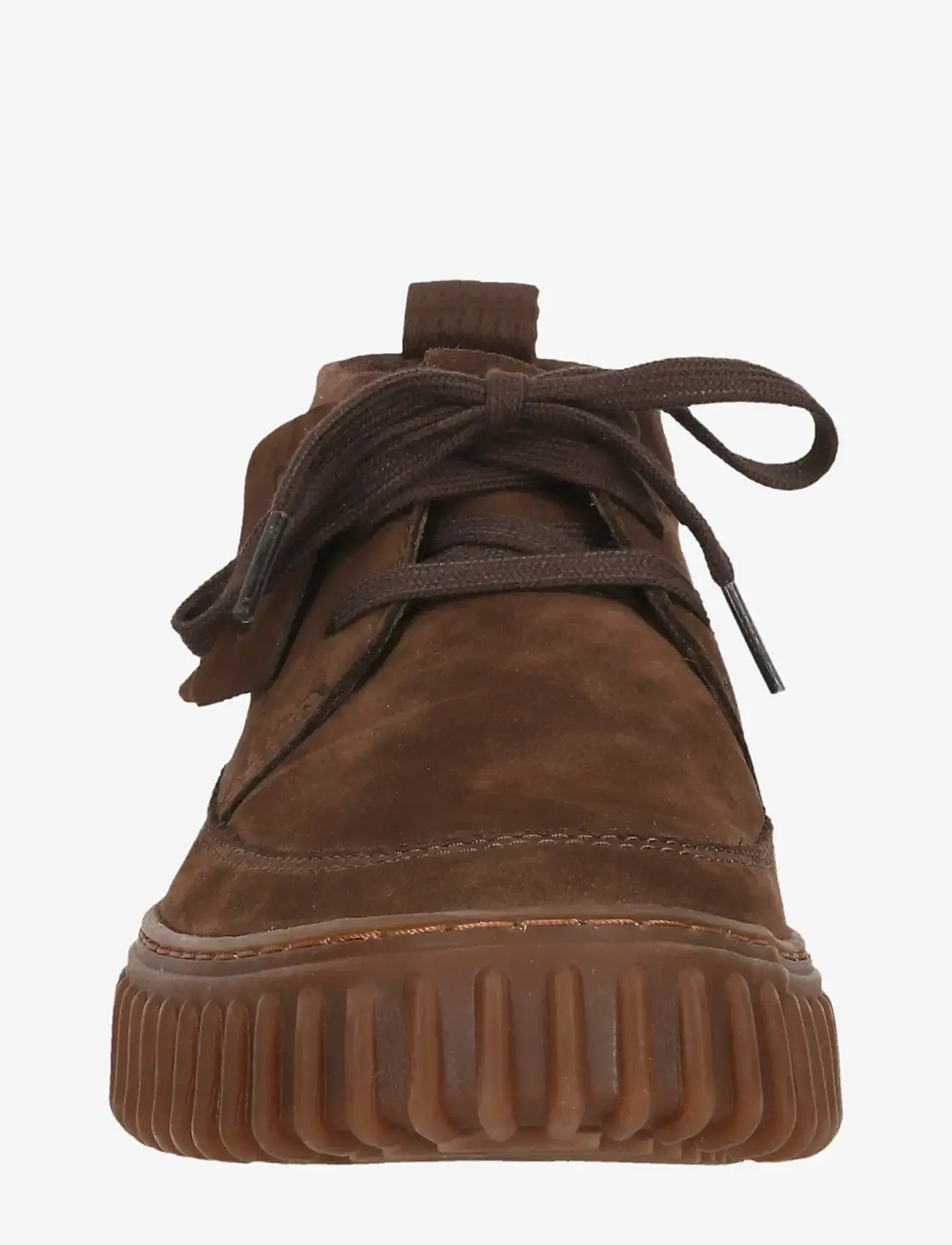 Clarks - Torhill LaceHi G - dark brown nub - 2