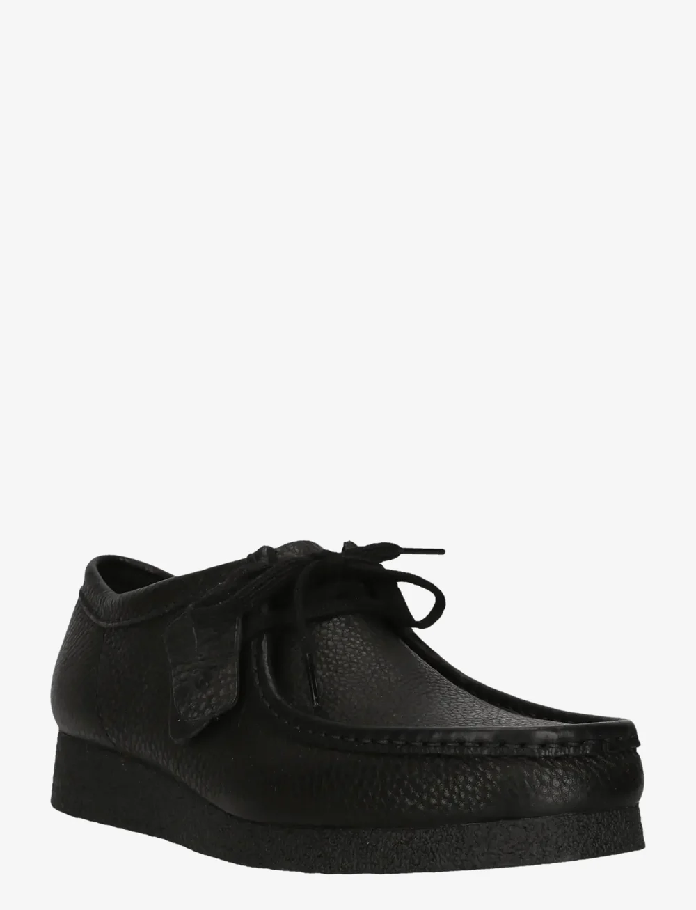 Clarks - WallabeeEVO G - kupuj według okazji - black leather - 0