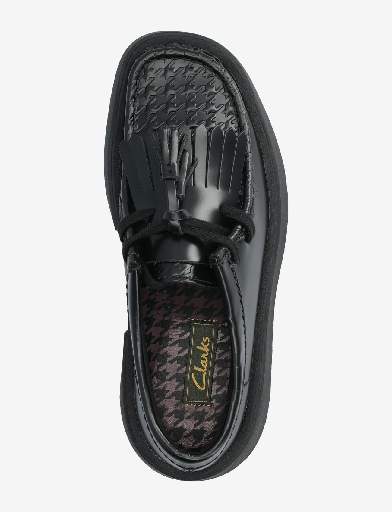 Clarks - Torview D - loafers med klack - black leather - 3