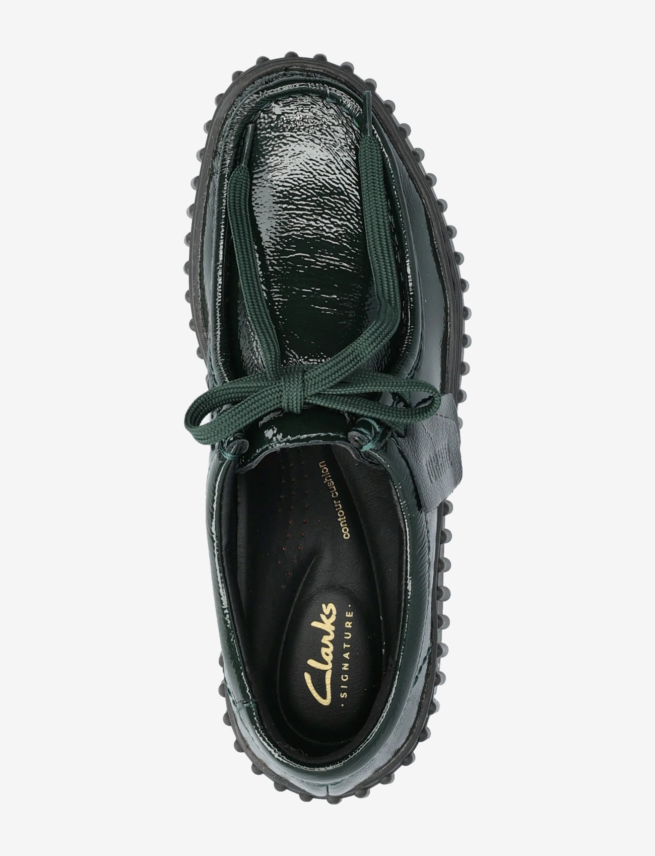 Clarks - Torhill Bee D - green patent - 3