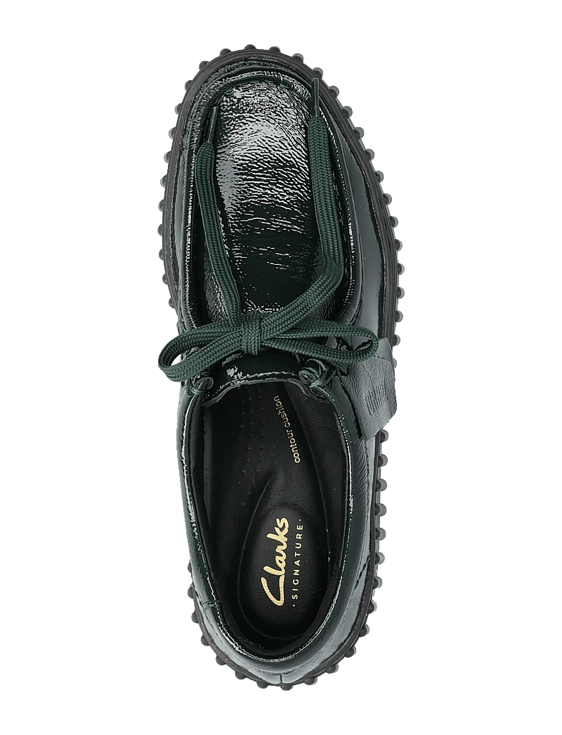 Clarks - Torhill Bee D - green patent - 3