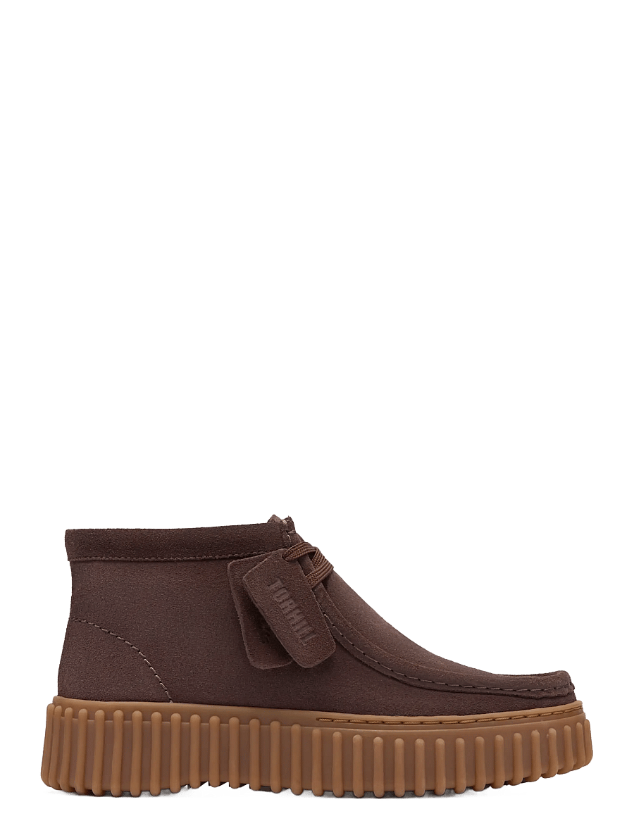 Clarks - Torhill Moss D - dark brown suede - 0